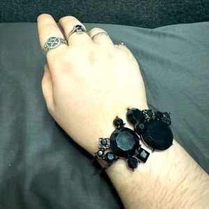 Black Gemstone Bracelet